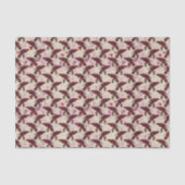 Papier Mousseline Perroquets rouges (Recto)