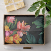 Papier Mousseline Perroquets Tropicaux (Cadeau)