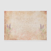 Papier Mousseline Perruches et fleurs (Recto)