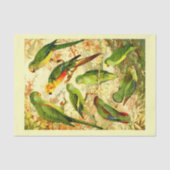 Papier Mousseline Perruques, Découpage (Recto)