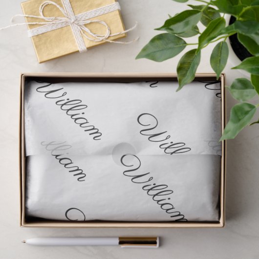 Papier Mousseline Personalised wrapping paper  (Cadeau)
