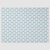 Papier Mousseline Personalized Christmas Tissue Paper (Recto)
