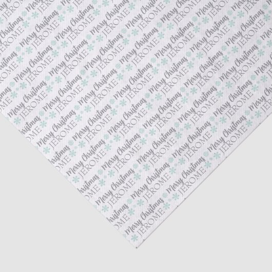 Papier Mousseline Personalized Christmas Tissue Paper (Détail)
