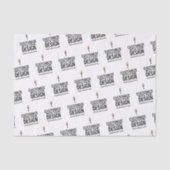 Papier Mousseline Personalized Company Small Business Custom (Recto)