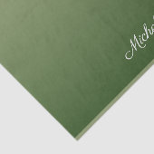 Papier Mousseline Personalized green (Détail)