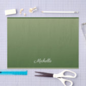 Papier Mousseline Personalized green (Artisanat)