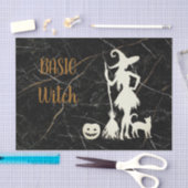 Papier Mousseline Personnalisé BASIC WITCH Chat Drôle Cool Aesthétiq (Artisanat)