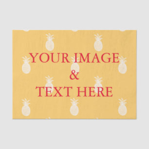 Papier Mousseline Personnalisé Customisé votre propre carte photo