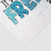 Papier Mousseline Personnaliser de la saison de gel (Détail)