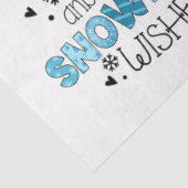 Papier Mousseline Personnaliser des baisers d'hiver (Détail)