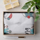 Papier Mousseline Personnaliser des Bénédictions d'hiver (Cadeau)