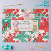 Papier Mousseline Personnaliser des éléphants et des cerfs Texte et (Artisanat)