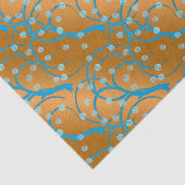 Papier Mousseline Personnaliser Gold Jasmine Style Flapper (Détail)