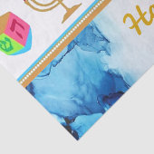 Papier Mousseline Personnaliser les cadeaux de vacances HANOUKKA Tis (Détail)