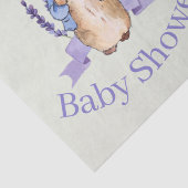 Papier Mousseline Personnaliser Pierre le lapin Douche bébé (Détail)