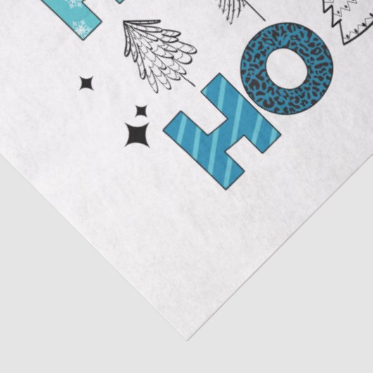 Papier Mousseline Personnaliser Santa Claus (Détail)