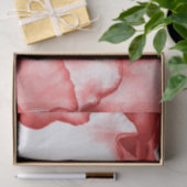 Papier Mousseline Pétales de fleurs rouges (Cadeau)