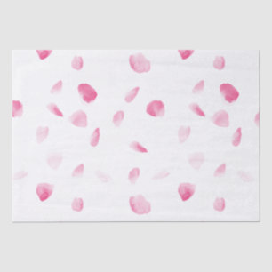 Papier Mousseline Pétales Roses romantiques
