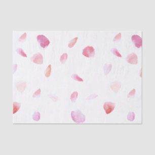 Papier Mousseline Pétales Roses romantiques