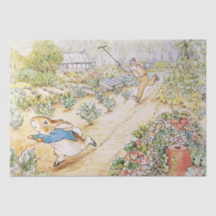 Papier Mousseline Peter le lapin dans le jardin de M. Mc Gregor