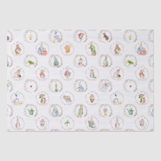 Papier Mousseline Peter le livre d'histoire Rabbit Animaux Beatrix B (Recto)