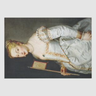 Papier Mousseline Peter Paul Rubens Portrait d'une dame