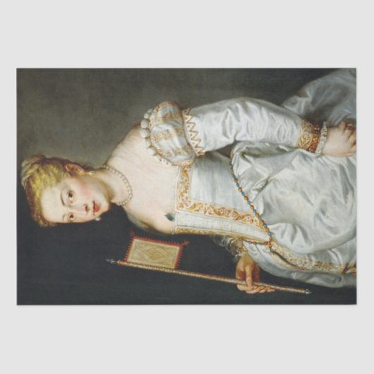 Papier Mousseline Peter Paul Rubens Portrait d'une dame (Recto)