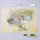 Papier Mousseline Peter Rabbit (chats) Tissu Papier (Artisanat)