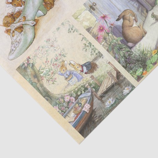 Papier Mousseline Peter Rabbit (collection) Tissus Papier (Détail)