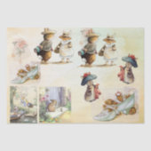 Papier Mousseline Peter Rabbit (collection) Tissus Papier (Recto)