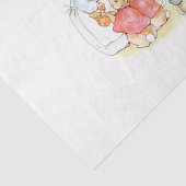 Papier Mousseline Peter Rabbit et ses soeurs (par Beatrix Potter) (Détail)