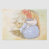 Papier Mousseline Peter Rabbit (maman) Tissu Papier (Recto)