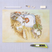 Papier Mousseline Peter Rabbit (navet) Tissu Papier (Artisanat)