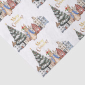 Papier Mousseline Peter the Rabbit Christmas Shopping (Détail)