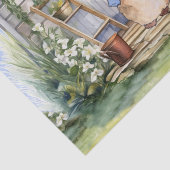 Papier Mousseline Peter the Rabbit Garden Shed (Détail)