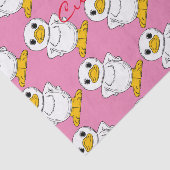 Papier Mousseline Petit canard blanc debout Thunder_Cove (Détail)