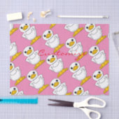 Papier Mousseline Petit canard blanc debout Thunder_Cove (Artisanat)