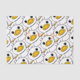 Papier Mousseline Petit canard blanc debout Thunder_Cove