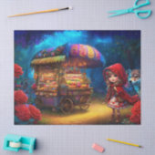 Papier Mousseline Petit Chaperon Rouge & Découpage Wolf (Artisanat)