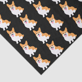 Papier Mousseline Petit chiot de sourire mignon de corgi (Détail)