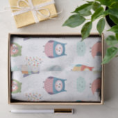Papier Mousseline Petit Chouette de Noël (Cadeau)