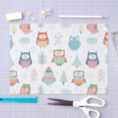 Papier Mousseline Petit Chouette de Noël (Artisanat)