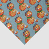 Papier Mousseline Petit Citrouille et amis (Détail)