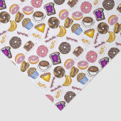 Papier Mousseline Petit-déjeuner Brunch Nourriture Bagel Donut OEufs (Détail)