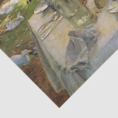 Papier Mousseline Petit déjeuner dans le jardin (Détail)