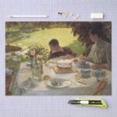 Papier Mousseline Petit déjeuner dans le jardin (Artisanat)