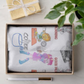 Papier Mousseline Petit-déjeuner en papier de tissu décoratif (Cadeau)