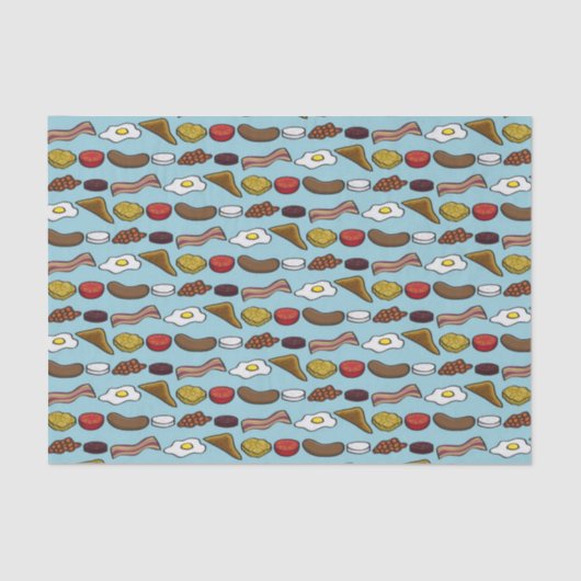 Papier Mousseline Petit déjeuner frit (Recto)