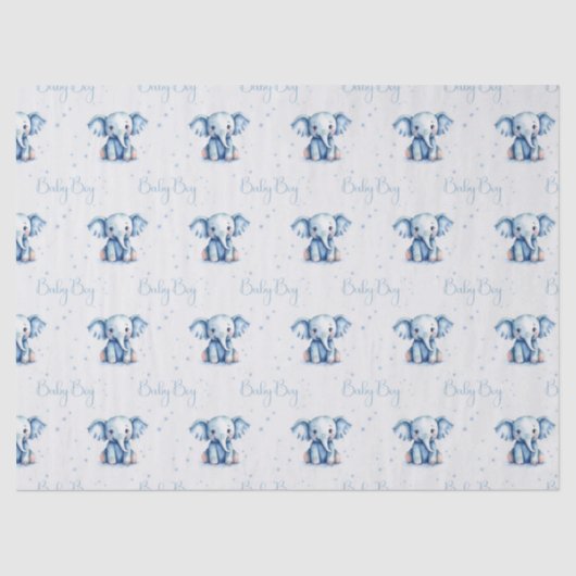 Papier Mousseline Petit garçon mignon (Recto)