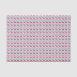 Papier Mousseline Petit Motif de cerises pourpres
